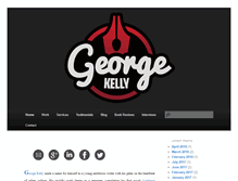 Tablet Screenshot of georgekellyfiction.com